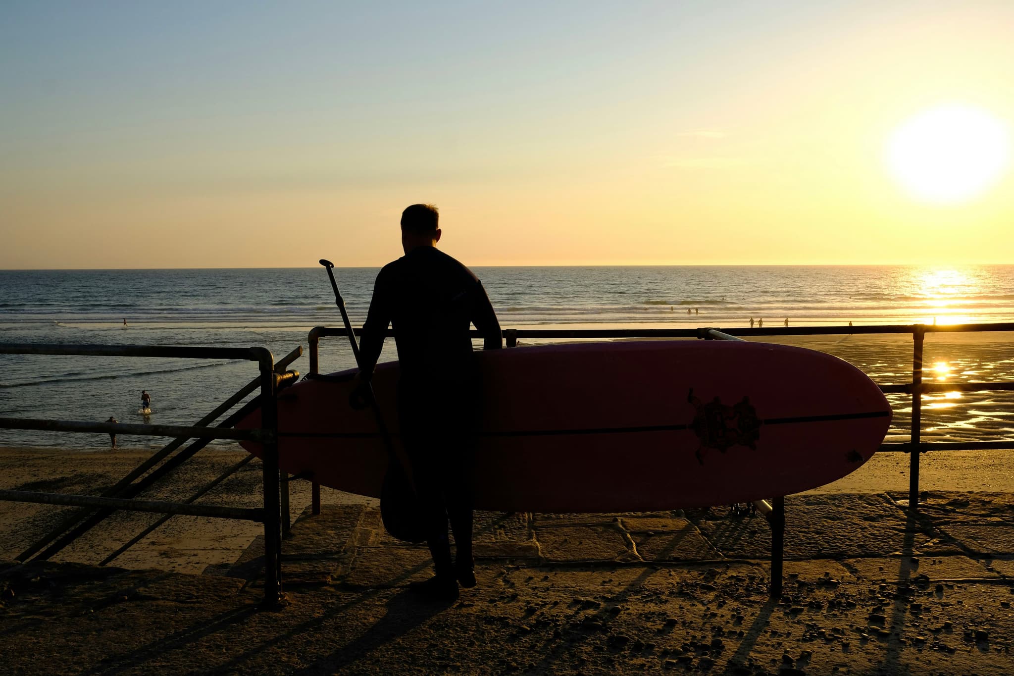 Surfing at St Ouen's